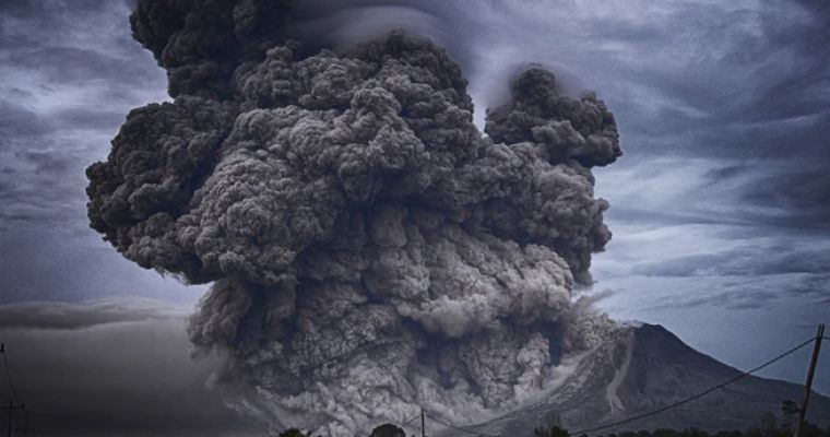 A volcano is erupted again in Japan A volcano is erupted again in Japan