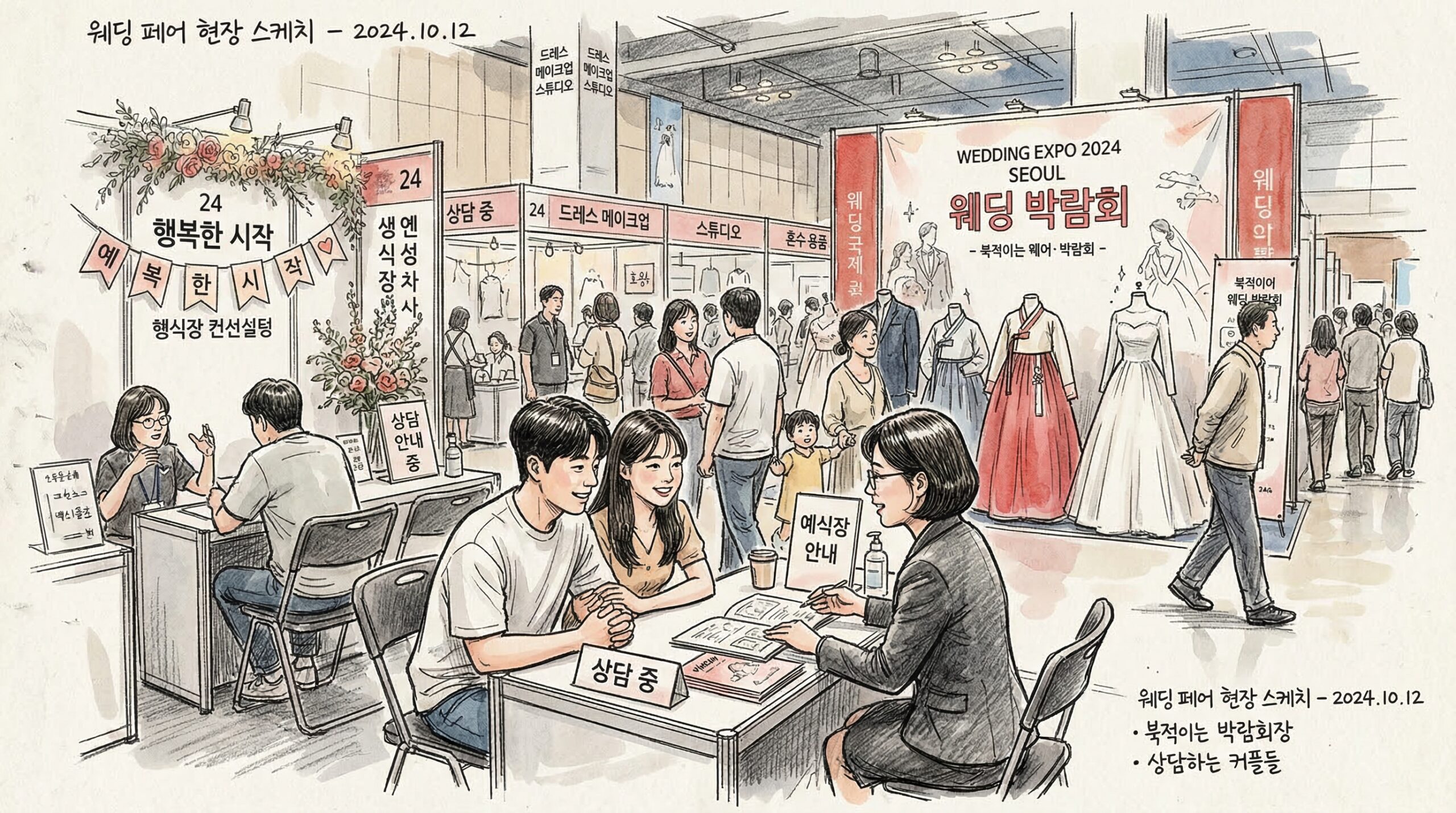 웨딩박람회 현장스케치