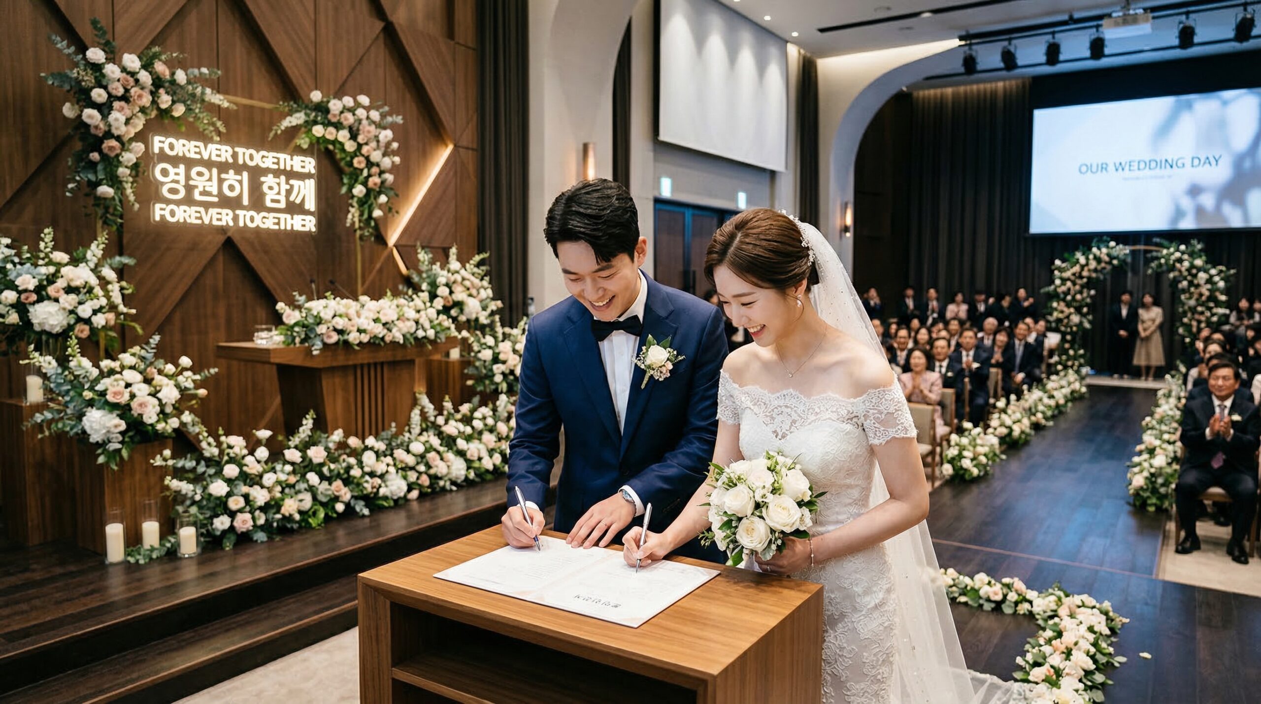 웨딩홀 계약서 결사모