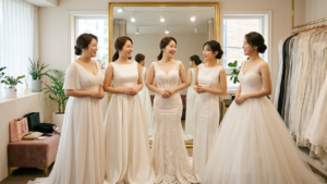 체형별 웨딩드레스 스타일 완벽 가이드: 단점 보완하고 장점 살리기 2 체형별-웨딩드레스-결사모