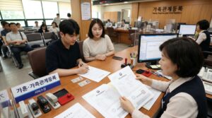 혼인서약서-가족관계증명서-결사모