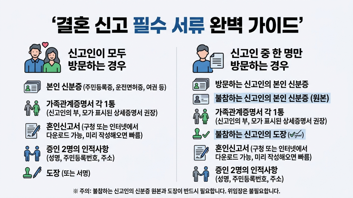 혼인신고-필수-결사모